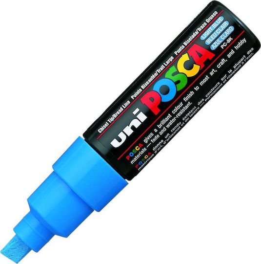 Posca PC-8K Ανεξίτηλος Μαρκαδόρος Light Blue 8mm