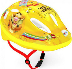 Seven Disney Winnie the Pooh Kids' Helmet for City Bike Yellow