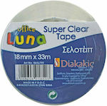 Luna Klebeband Super Clear 18mm x 33m 1Stück Transparent