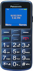 Panasonic KX-TU110 Dual SIM Handy mit Großen Tasten Blau