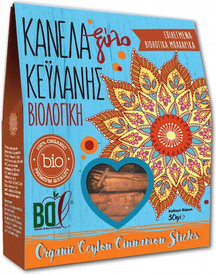 BDL Organic & Healthy Food Cinnamon Organic Ceylon 30gr