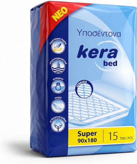 Kera Bed Super Incontinence Underpads 90x180cm 15pcs