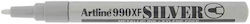 Artline 990XF Permanent Marker 1.2mm Silver