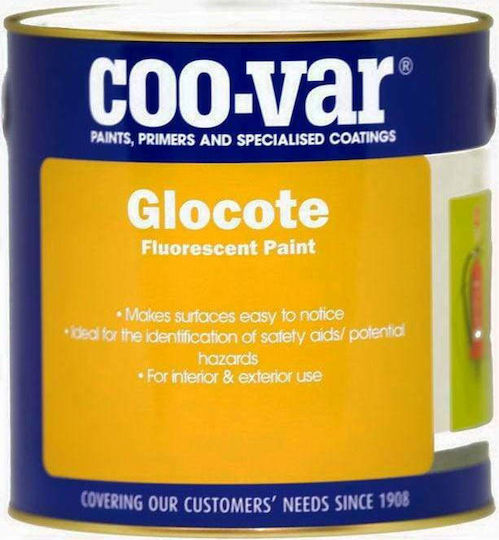 Coo Var Fluorescent Paint Φωσφορούχο Χρώμα Πορτοκαλί 500ml