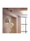 Wofi Fara Pendant Light Gold with Socket E27 30cm