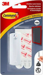 3M Plastic Frame Kitchen Hook with Sticker White 17040