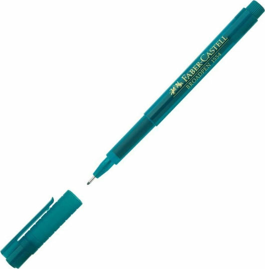 Faber-Castell Broadpen 1554 Design Marker 0.8mm Turquoise