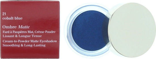 Clarins Ombre Matte Eyeshadow Lidschatten Matt in fester Form in Blau Farbe 7gr