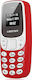 L8STAR BM10 Mini Dual SIM Mobile Phone with Buttons Red