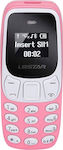 L8STAR BM10 Mini Dual SIM Mobil cu Butone Roz