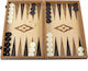 Manopoulos Oak/Walnut Handmade Backgammon Woode...