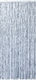 vidaXL Fabric Door Curtain Silver 100x220cm 284287