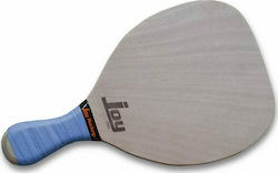 Joy Tr Beach Racket Beige 390gr with Straight Handle Blue