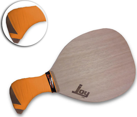 Joy RS Plus Beach Racket Beige 345gr with Slanted Handle Orange