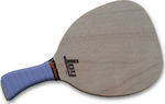 Joy Yatagan Strandracket Beige 370gr mit Schrägem Griff Blau