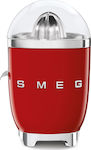 Smeg Elektrischer Entsafter 70W Edelstahl Rot