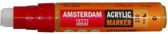 Royal Talens Amsterdam 270 Acrylic Marker 15mm Primary Yellow D