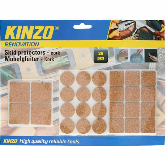 Kinzo Τσοχάκια με Αυτοκόλλητο 28τμχ 15668 Kinzo Τσοχάκια με Αυτοκόλλητο 28τμχ 15668