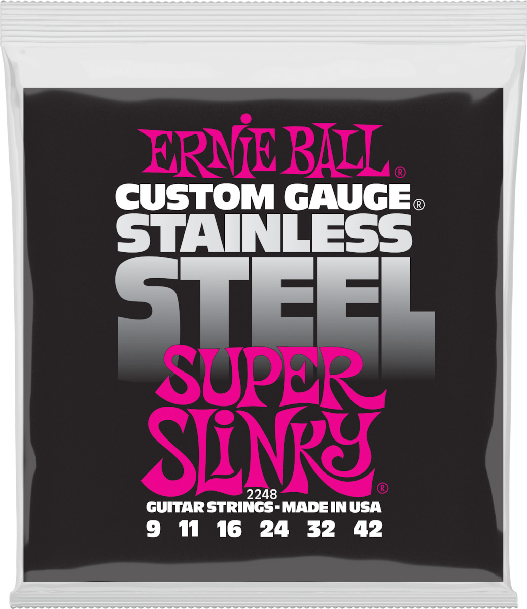 Ernie Ball Super Slinky Stainless Steel Wound P02248 942 Skroutz.gr