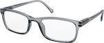 Eyelead E181 Men's Reading Glasses +3.50 Grey E181 E 181 Ε 181