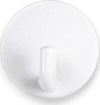 Inofix Plastic Hanger Kitchen Hook with Sticker White 2pcs 2080-2