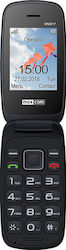 MaxCom MM817 Dual SIM Handy mit Großen Tasten Schwarz