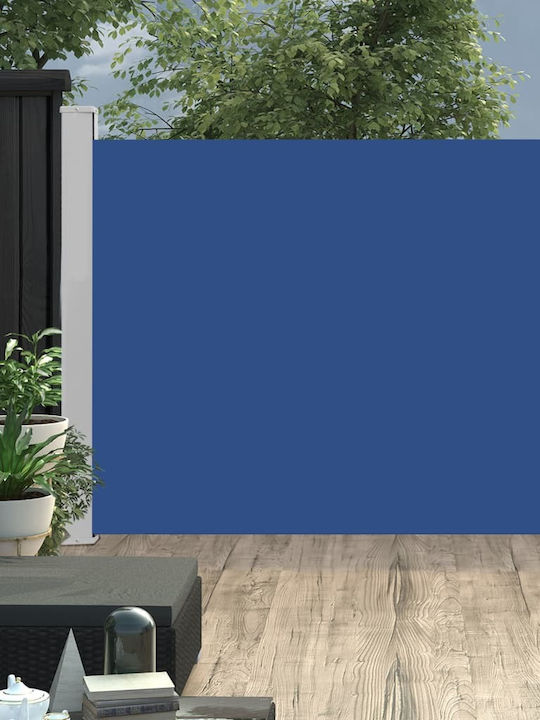 vidaXL Garden Sideway Sunshade Roller Blue 1.4x5cm 48396