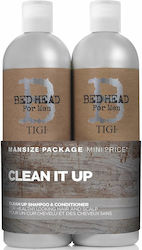Tigi Clean It Up Σετ Περιποίησης Μαλλιών για Αναδόμηση & Θρέψη Tigi Clean It Up Σετ Περιποίησης Μαλλιών για Αναδόμηση & Θρέψη