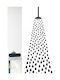 Dimitracas Shower Shower Curtain 180x200cm White Black