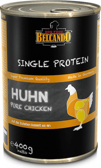 Belcando Single Protein Wet Food Dogs in Cans with Chicken 400gr