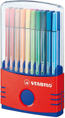 Stabilo Pen 68 Design Markers 1mm Multicolour 20pcs 6820/03