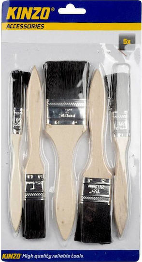 Kinzo Paint Brush Straight 5pcs