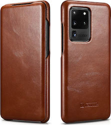 iCarer Curved Edge Vintage Brown (Galaxy S20 Ultra) iCarer Curved Edge Vintage Brown (Galaxy S20 Ultra)