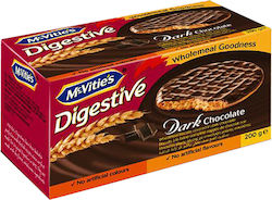 Mcvitie's Μπισκότα Digestive Dark Chocolate με Επικάλυψη Μαύρη Σοκολάτα 200gr