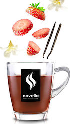 Novello Schokolade mit Erdbeere & Vanille 500gr