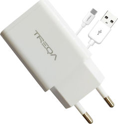 Treqa Charger with USB-A Port and Cable USB-C 1...