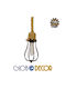 GloboStar Camber Pendant Light Beige Grid with Socket E27 11x25cm