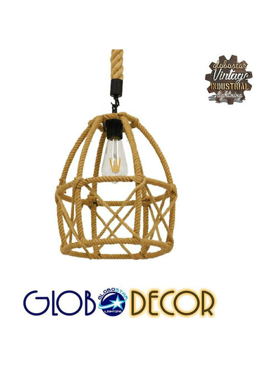 GloboStar Telan Pendant Light Suspension Grid for Socket E27 Beige