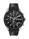 Hugo Boss Velocity Watch Chronograph Battery with Black Rubber Strap