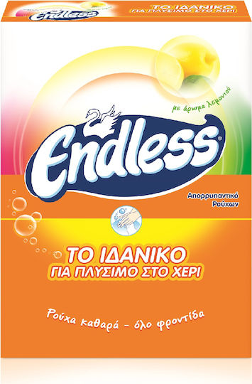 Endless Απορρυπαντικό Ρούχων σε Σκόνη για Πλύσιμο στο Χέρι με Άρωμα Λεμόνι 0.380kg