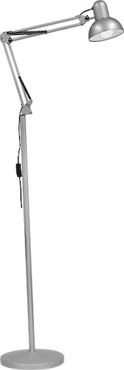 GloboStar Audrey Vintage Stehlampe H190cm. Silber