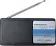 Gold Jinru JR-9088 Tabletop Radio Battery Black