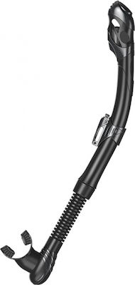 Seac Vortex Dry Snorkel Negru cu Vârf de Silicon