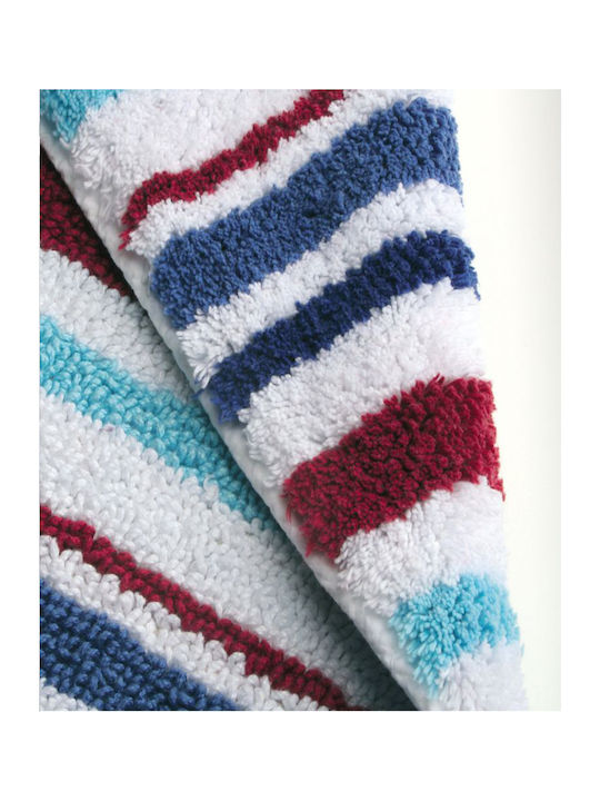 Sorema Non-Slip Bath Mat Cotton Summer Fun Multicolour 60x100cm