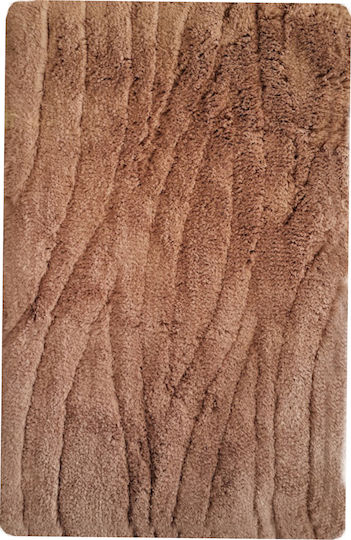 Sorema Πατάκι Μπάνιου Βαμβακερό Organic Wood 50x80εκ.