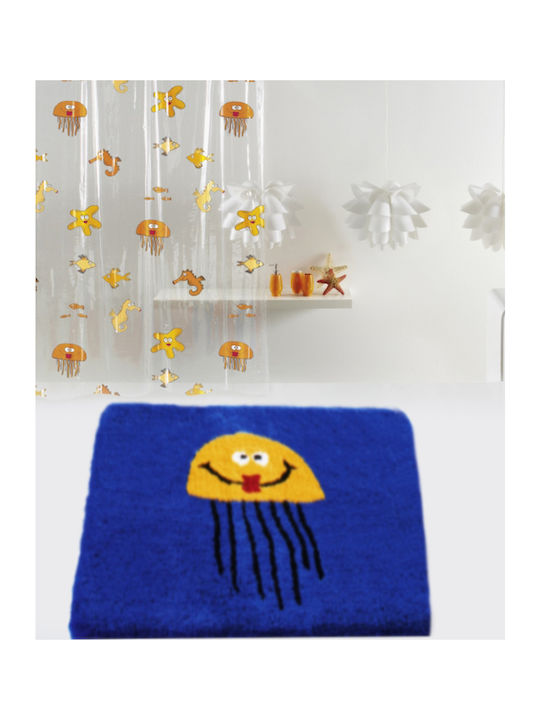 Meusch Bath Mat Olivia Blue 60x90cm