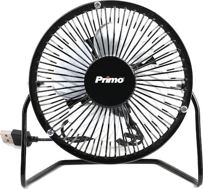 Primo USB Office/Home Rotating Fan Black PRMF-80426 800426