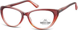 Montana Eyewear MR64 Femei Ochelari de citit +3.50 Roșu MR64B