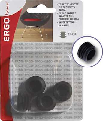ERGOhome 570606.0000 Round Furniture Protectors with Inner Frame 18mm 4pcs