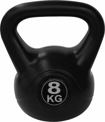 Tunturi Kettlebell από PVC 8kg Μαύρο